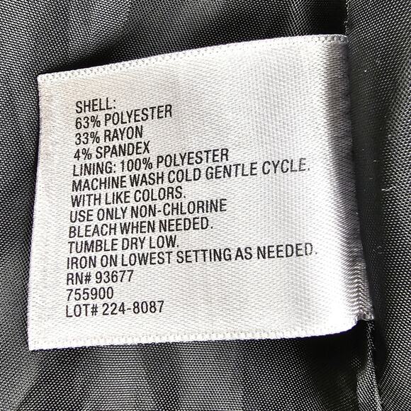 NWT Worthington Dress Womens Size 16 W Red Black Sleeveless Shift Color Block - Picture 12 of 15